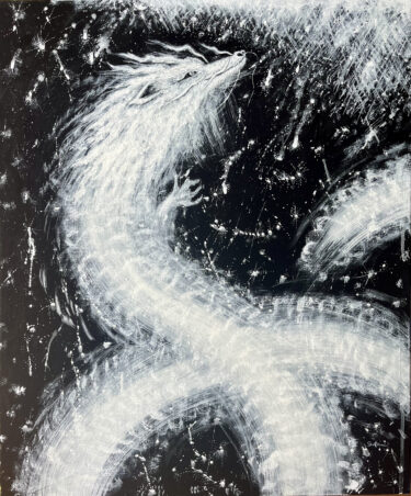 dragon, me , faith.  “follow your heart” | Work explanation